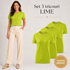Set 3 tricouri dama - diverse culori pentru femei - Img 21
