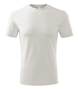 Tricou alb barbat simplu din bumbac 100%