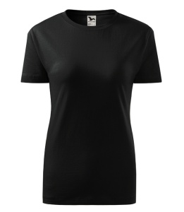 Tricou dama din bumbac de culoare negru
