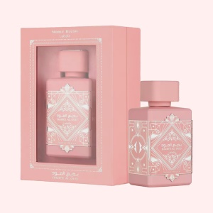 Set parfum Lattafa Badee Al Oud Noble Blush 100ml, parfum Arabesc, Femei, Gentuta cosmetice - Img 12