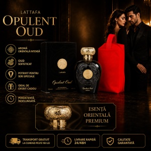 Set parfum Lattafa Opulent Oud 100ml, parfum Arabesc, Unisex, Gentuta cosmetice - Img 5