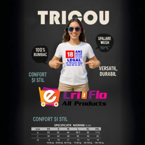Tricou 18 ani acum putem legal mesaj amuzant majorat, Copii | Dama | Barbat - Img 8
