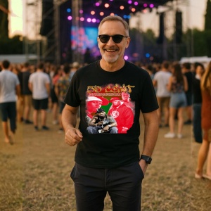 Tricou 50 Cent - Red & Green Style, muzica Hip-Hop / Rap, Dama | Barbat | Copii, Culoare Negru - Img 9