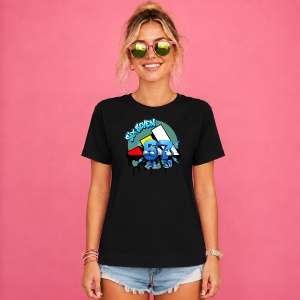 Tricou 67 Sase Sapte Graffiti Drip Urban Street Design, din bumbac 100%, tricou negru, Copii | Dama | Barbat - Img 2