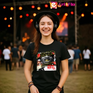 Tricou A$AP Rocky - Gold Teeth Style 1, muzica Hip-Hop / Rap, Dama | Barbat | Copii, Culoare Negru - Img 5