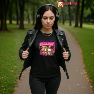 Tricou A$AP Rocky - Pink Glow, muzica Hip-Hop / Rap, Dama | Barbat | Copii, Culoare Negru - Img 13
