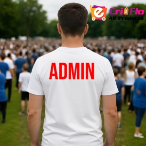 Tricou ADMIN, Personalizat | Unisex Dama si Barbat - Img 4