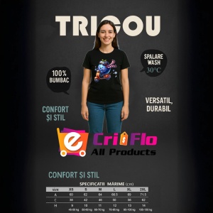 Tricou Afine amuzant de vara pe scuter, Fructe, Copii | Dama, culoare negru - Img 13