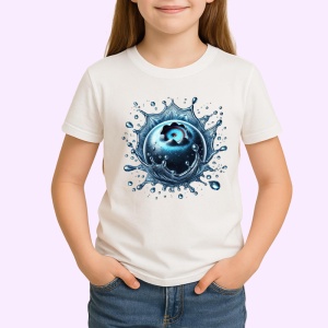 Tricou Afine in valuri albastre, Fructe, Copii | Dama