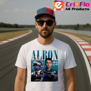 Tricou Alex Albon Portret Si Masina Red Bull Formula 1, Copii | Dama | Barbat - Img 5