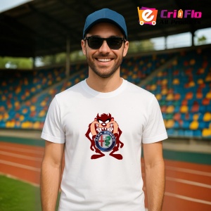 Tricou Alfa Romeo Tazz Zambeste Amenintator | Unisex Dama si Barbat - Img 3