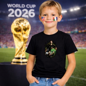 Tricou Alisson Becker Brazil World Cup Fifa 2026, din bumbac 100%, tricou negru, Copii | Dama | Barbat - Img 5