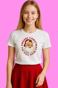 Tricou All Merry Christmas No Hoshin Grinch Joke, din bumbac 100%, tricou alb, Copii | Dama | Barbat
