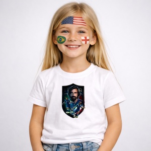 Tricou Andrea Pirlo Italy World Cup Fifa 2026, din bumbac 100%, tricou alb, Copii | Dama | Barbat - Img 2