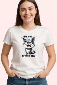 Tricou are you kitten me mesaj haios pisica funny, Copii | Dama | Barbat - Img 3