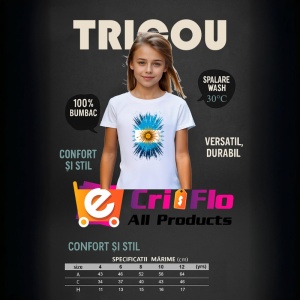 Tricou Argentina Steag Splash Art, Copii | Dama | Barbat - Img 8