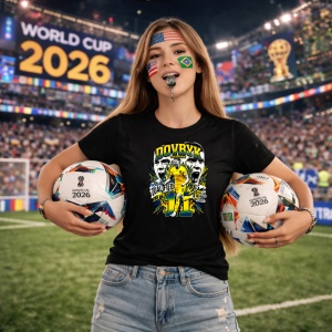 Tricou Artem Dovbyk Ukraine World Cup Fifa 2026, din bumbac 100%, tricou negru, Copii | Dama | Barbat - Img 9