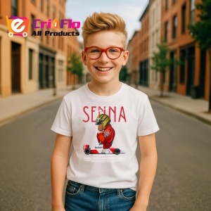 Tricou Ayrton Senna Colaj Istoric Masina Rosie Formula 1 Retro, Copii | Dama | Barbat - Img 6