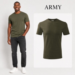 Tricou Bărbat, 100% Bumbac, 145 g/m², Guler Rotund, 26 Culori, Mărimi S–3XL - Img 15