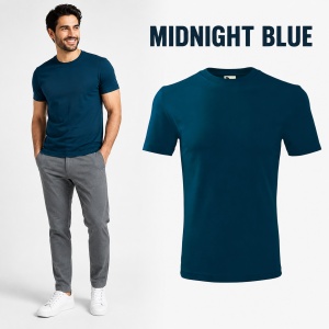 Tricou Bărbat, 100% Bumbac, 145 g/m², Guler Rotund, 26 Culori, Mărimi S–3XL - Img 25