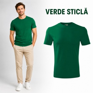 Tricou Bărbat, 100% Bumbac, 145 g/m², Guler Rotund, 26 Culori, Mărimi S–3XL - Img 35