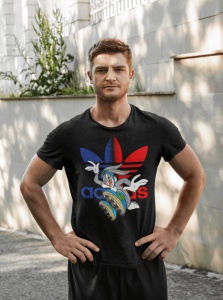 Tricou barbat bumbac 100%, personalizat, haios Looney Tunes Bugs Bunny - Cadou