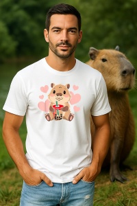 Tricou Barbat CapyBara - bea ceai - Img 3