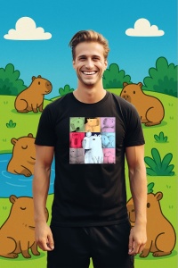 Tricou Barbat CapyBara - Colaj - Img 2