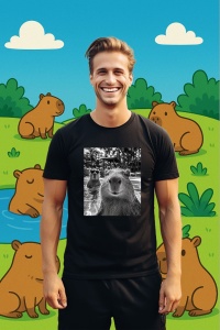 Tricou Barbat CapyBara - Selfie - Img 3