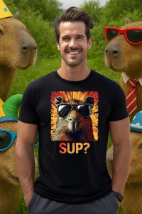 Tricou Barbat CapyBara - Sup? - Img 4