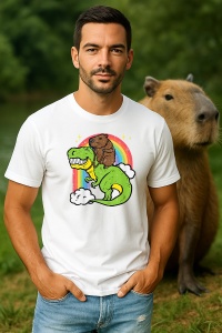 Tricou Barbat CapyBara - T-rex - Img 4