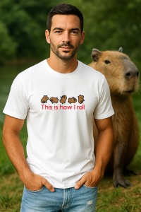 Tricou Barbat CapyBara - This is how I roll - Img 4