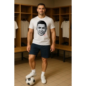 Tricou Barbat cu Fotbalistul Cristiano Ronaldo - Al - Nassr FC - Img 2
