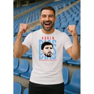 Tricou Barbat cu Fotbalistul Rben Santos Gato Alves Dias - Manchester City