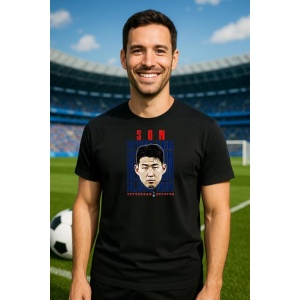 Tricou Barbat cu Fotbalistul Son Heung - min - Tottenham Hotspur v1 - Img 5