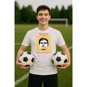 Tricou Barbat cu Fotbalistul Thibaut Courtois - Real Madrid v1 - Img 8