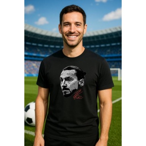 Tricou Barbat cu Fotbalistul Zlatan Ibrahimovic - AC Milan - Img 4