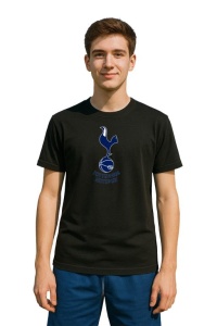 Tricou barbat cu logo stema Tottenham Hotspur Anglia , din bumbac 100% - Img 2