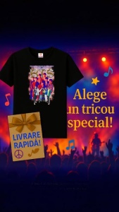 Tricou barbat Kpop cu trupa BTS 4 music Coreean 181 - Img 10