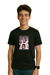 Tricou barbat Kpop cu trupa CHAEWON 2 music Coreean 197 - Img 3