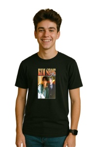 Tricou barbat Kpop cu trupa JIN music Coreean 237 - Img 3