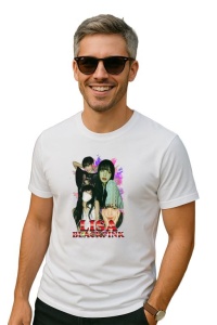 Tricou barbat Kpop cu trupa LISA 6 music Coreean 259