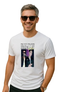 Tricou barbat Kpop cu trupa NAM-JOON music Coreean 273 - Img 2