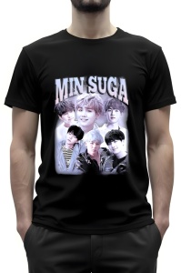 Tricou barbat - Min Suga - KPOP, stil, muzică, idol, cultură, pop, trendy, grup, fanbase, Korea