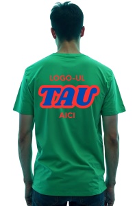 Tricou barbat personalizat cu logo-ul companiei - Spate