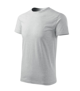 Tricou pentru barbati basic din bumbac de culoare gri deschis
