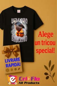 Tricou Barbat Tralalero Tralala cu personajul Bigbaldino Birderino Funny Italian Brainrot Meme Gen Z - Img 6