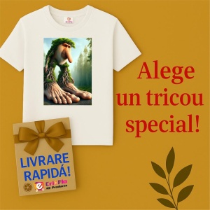 Tricou Barbat Tralalero Tralala cu personajul Brr Brr Patapim - Italian Brainrot Meme - Img 7