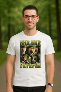 Tricou Barbat Tralalero Tralala cu personajul Humor Gen Z (1) - Img 3