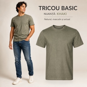 Tricou bărbătesc Malfini Edge 813, 190 g/m², guler rotund, S–6XL, 7 culori disponibile - Img 12